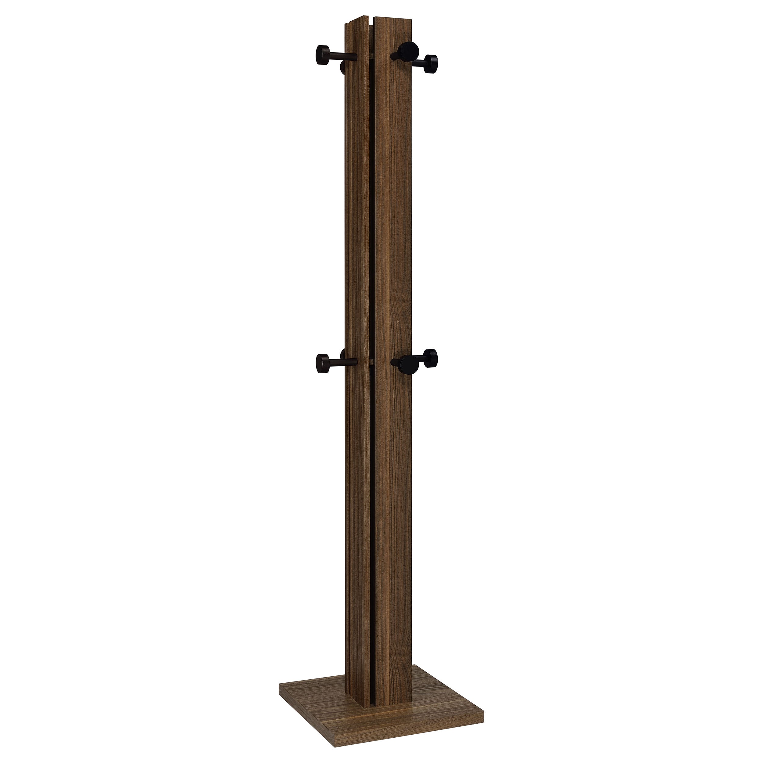 Best Furniture Outlet - Coaster - Rikkie Engineered Wood Coat Rack Walnut - 983281