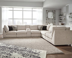 Best Furniture Outlet - Ashley Furniture - Kellway Sectional - 7-Piece Sectional / Bisque - 98707S5