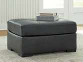 Best Furniture Outlet - Ashley Furniture - Brindley Pier Living Room - Oversized Accent Ottoman / Fog - 9950308