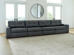 Best Furniture Outlet - Ashley Furniture - Brindley Pier Sectional - RAF 4-Piece Sectional / Fog - 99503S4