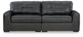 Best Furniture Outlet - Ashley Furniture - Brindley Pier Sectional - RAF 5-Piece Sectional / Fog - 99503S3