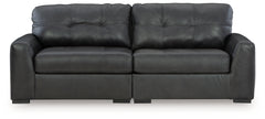 Best Furniture Outlet - Ashley Furniture - Brindley Pier Sectional - RAF 5-Piece Sectional / Fog - 99503S3