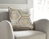 Best Furniture Outlet - Ashley Furniture - Meiling Pillows - Pillow (4/CS) / Metallic - A1000480