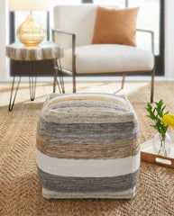 Best Furniture Outlet - Ashley Furniture - Josalind Pouf - Pouf / Multi - A1000935