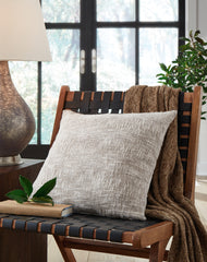 Best Furniture Outlet - Ashley Furniture - Carddon Pillows - Pillow (4/CS) / Brown/White - A1000971