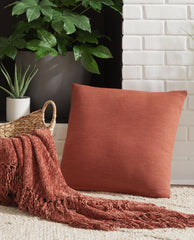 Best Furniture Outlet - Ashley Furniture - Thaneville Pillows - Pillow (4/CS) / Rust - A1001043