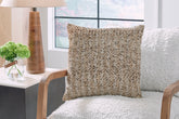 Best Furniture Outlet - Ashley Furniture - Vorlane Pillows - Pillow (4/CS) / Tan/Brown/White - A1001046