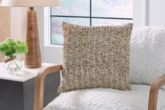 Best Furniture Outlet - Ashley Furniture - Vorlane Pillows - Pillow (4/CS) / Tan/Brown/White - A1001046