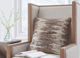 Best Furniture Outlet - Ashley Furniture - Nealton Pillows - Pillow (4/CS) / Brown/White - A1001050