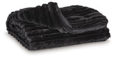 Best Furniture Outlet - Ashley Furniture - Alsonwell Throw (Set of 3) - Throw (3/CS) / Black - A1001083