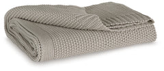 Best Furniture Outlet - Ashley Furniture - Gayelery Throw (Set of 3) - Throw (3/CS) / Gray - A1001085