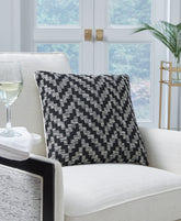 Best Furniture Outlet - Ashley Furniture - Tenslock Next-Gen Nuvella Pillows - Pillow (4/CS) / Black/White - A1900011