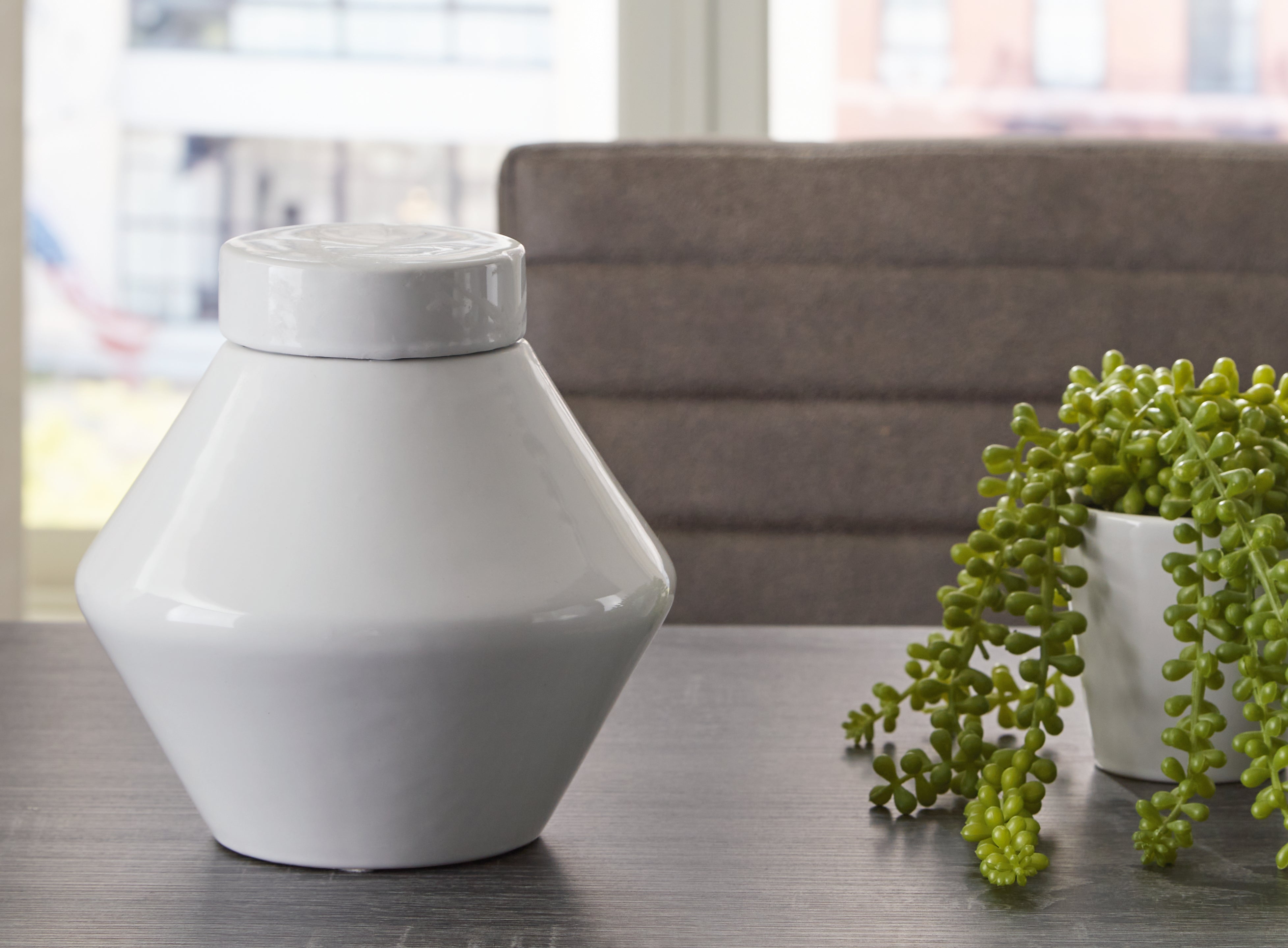 Best Furniture Outlet - Ashley Furniture - Domina Jar (Set of 2) - Jar (2/CS) / White - A2000485