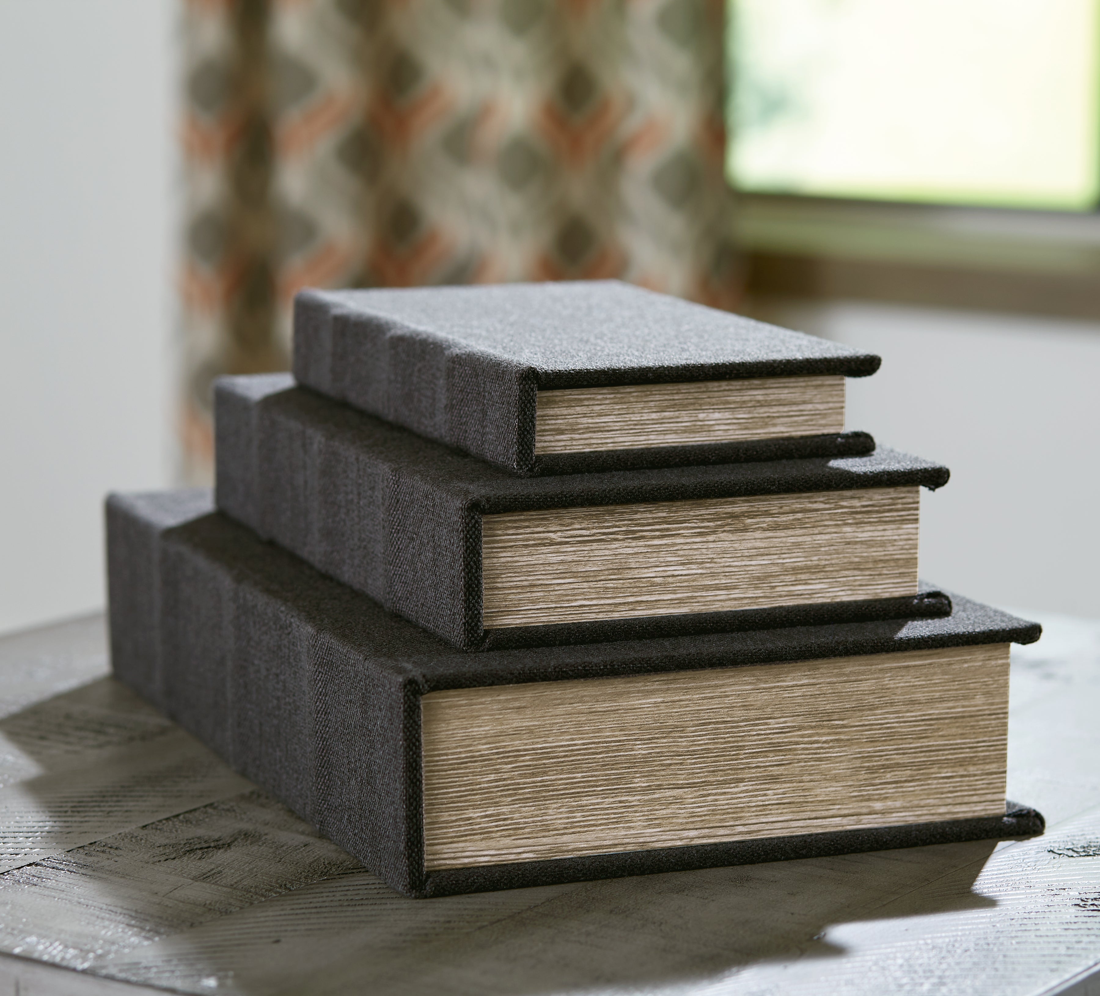 Best Furniture Outlet - Ashley Furniture - Jolina Box (Set of 3) - Box Set (3/CN) / Black - A2000489