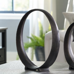 Best Furniture Outlet - Ashley Furniture - Ryandale Sculpture - Sculpture (2/CS) / Antique Black - A2000498