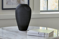 Best Furniture Outlet - Ashley Furniture - Etney Vase - Vase / Slate - A2000510