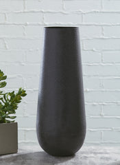 Best Furniture Outlet - Ashley Furniture - Fynn Vase - Vase / Antique Brown - A2000516