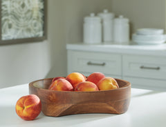 Best Furniture Outlet - Ashley Furniture - Myrtewood Bowl - Bowl / Natural - A2000610