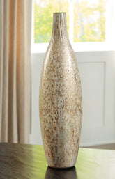 Best Furniture Outlet - Ashley Furniture - Plawite Vase - Vase / Antique Silver Finish - A2000639