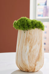 Best Furniture Outlet - Ashley Furniture - Cammen Vase - Vase / Tan/White - A2000646