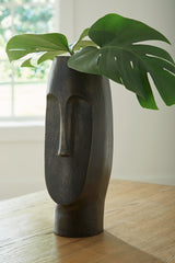 Best Furniture Outlet - Ashley Furniture - Elanman Vase - Vase / Antique Bronze - A2000693