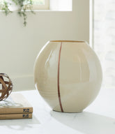 Best Furniture Outlet - Ashley Furniture - Sheabourne Vase - Vase / Cream - A2000701