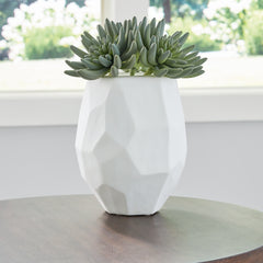 Best Furniture Outlet - Ashley Furniture - Karenton Vase - Vase / White - A2000721