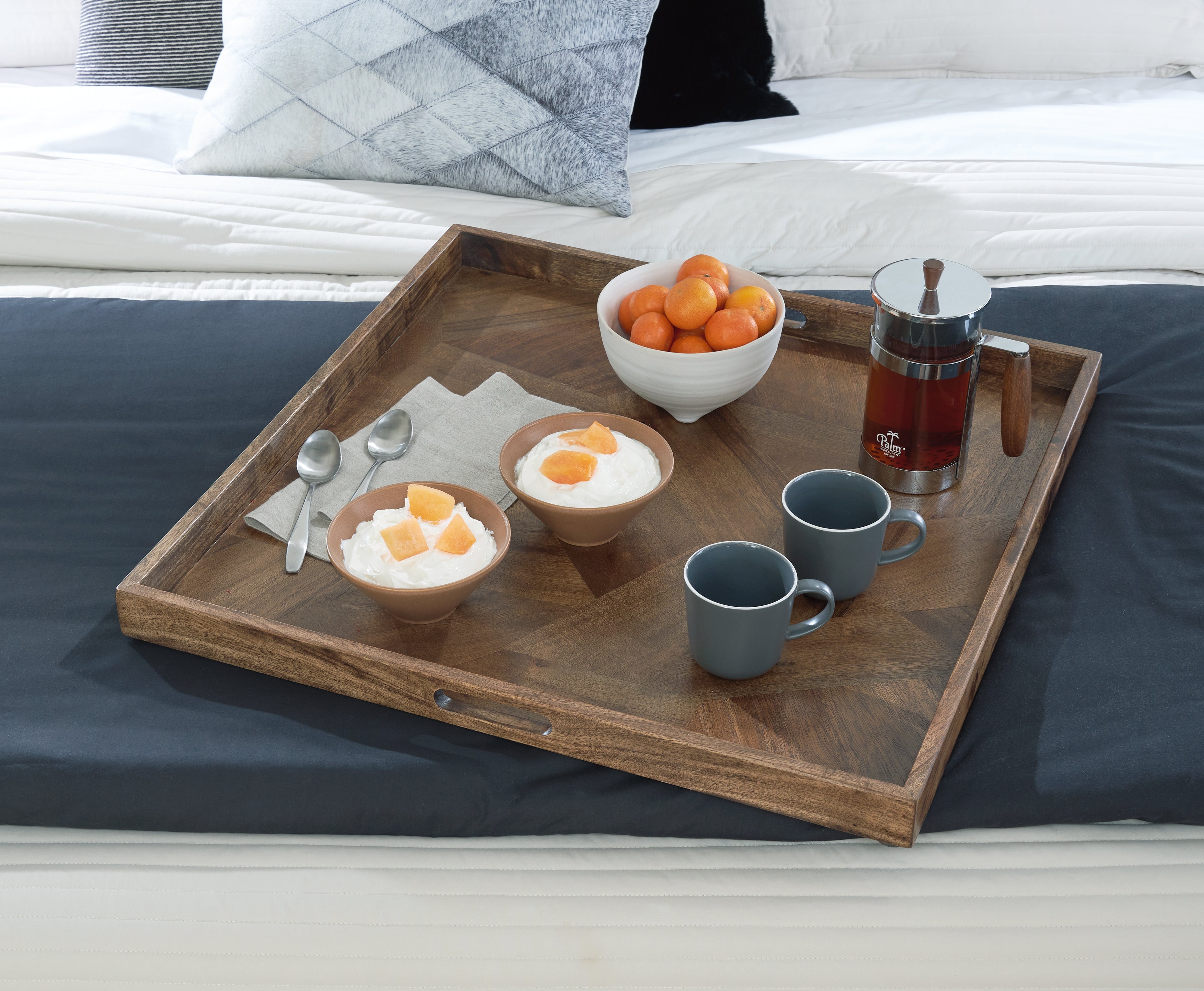 Best Furniture Outlet - Ashley Furniture - Heddford Tray - Tray / Brown - A2000722