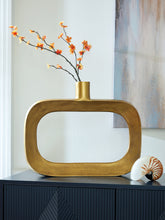 Best Furniture Outlet - Ashley Furniture - Lawtonville Vase - Vase / Antique Gold Finish - A2000751