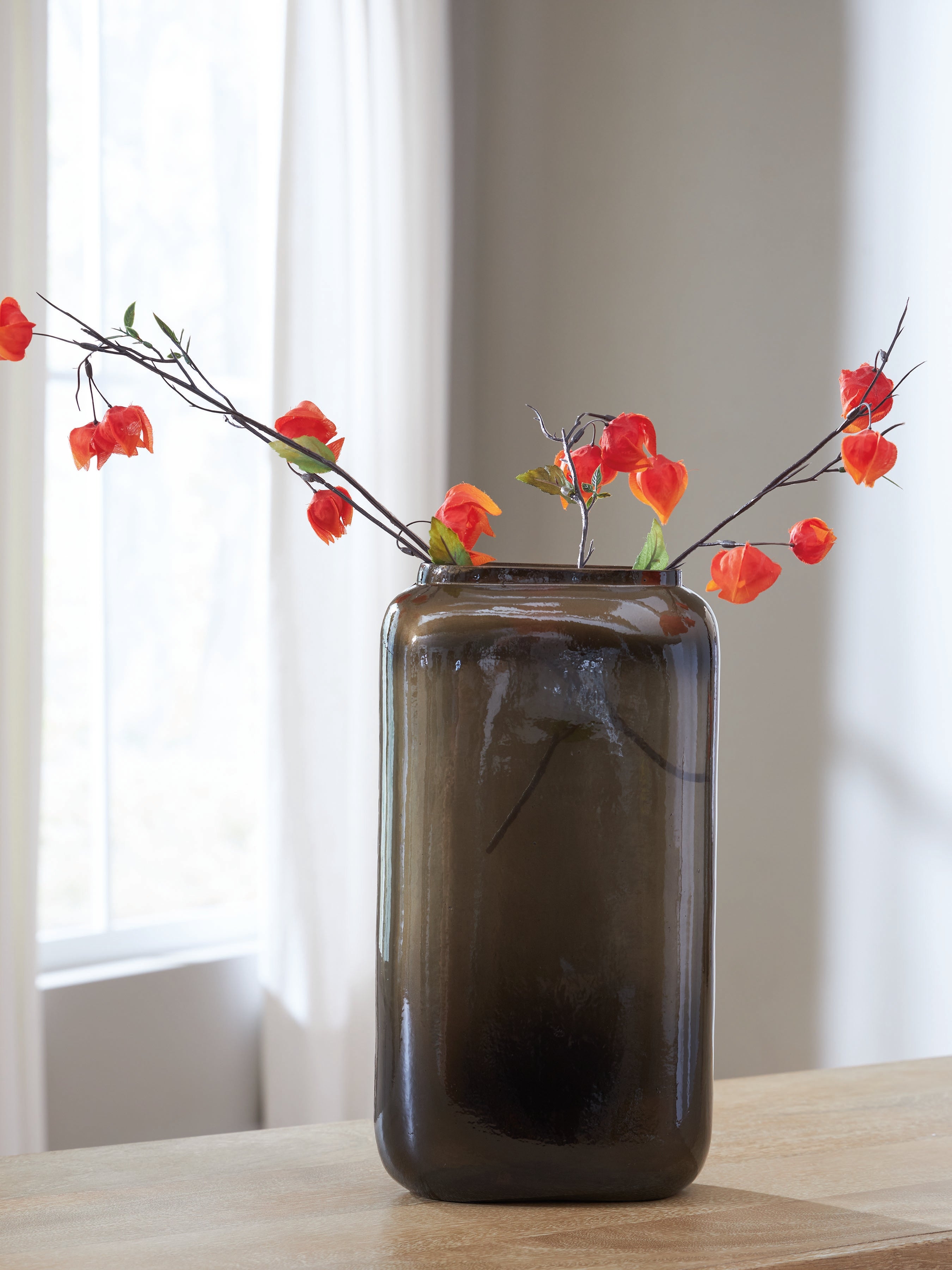 Best Furniture Outlet - Ashley Furniture - Sumner Vase - Vase / Gray/Gold Finish - A2000812