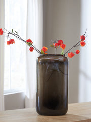 Best Furniture Outlet - Ashley Furniture - Sumner Vase - Vase / Gray/Gold Finish - A2000812