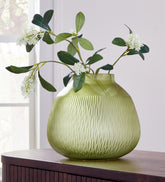 Best Furniture Outlet - Ashley Furniture - Scottyard Vase - Vase / Olive Green - A2900007
