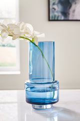 Best Furniture Outlet - Ashley Furniture - Bealen Vase - Vase / Dark Blue - A2900013