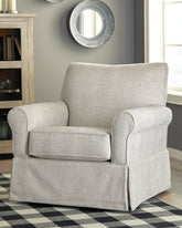 Best Furniture Outlet - Ashley Furniture - Searcy Accent Chair - Swivel Glider Accent Chair / Quartz - A3000006