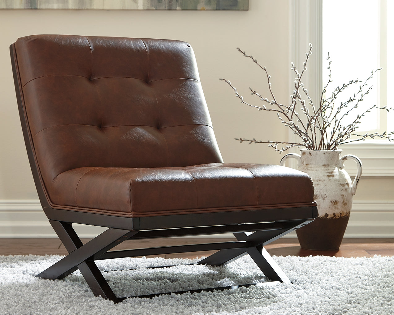 Best Furniture Outlet - Ashley Furniture - Sidewinder Accent Chair - Accent Chair / Brown - A3000031