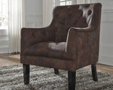 Best Furniture Outlet - Ashley Furniture - Drakelle Accent Chair - Accent Chair / Mahogany - A3000051