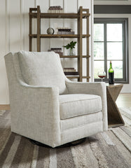Best Furniture Outlet - Ashley Furniture - Kambria Swivel Glider Accent Chair - Swivel Glider Accent Chair / Fog - A3000265