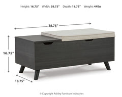 Yarlow Storage Bench