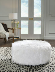 Best Furniture Outlet - Ashley Furniture - Galice Living Room - Oversized Accent Ottoman / White - A3000334