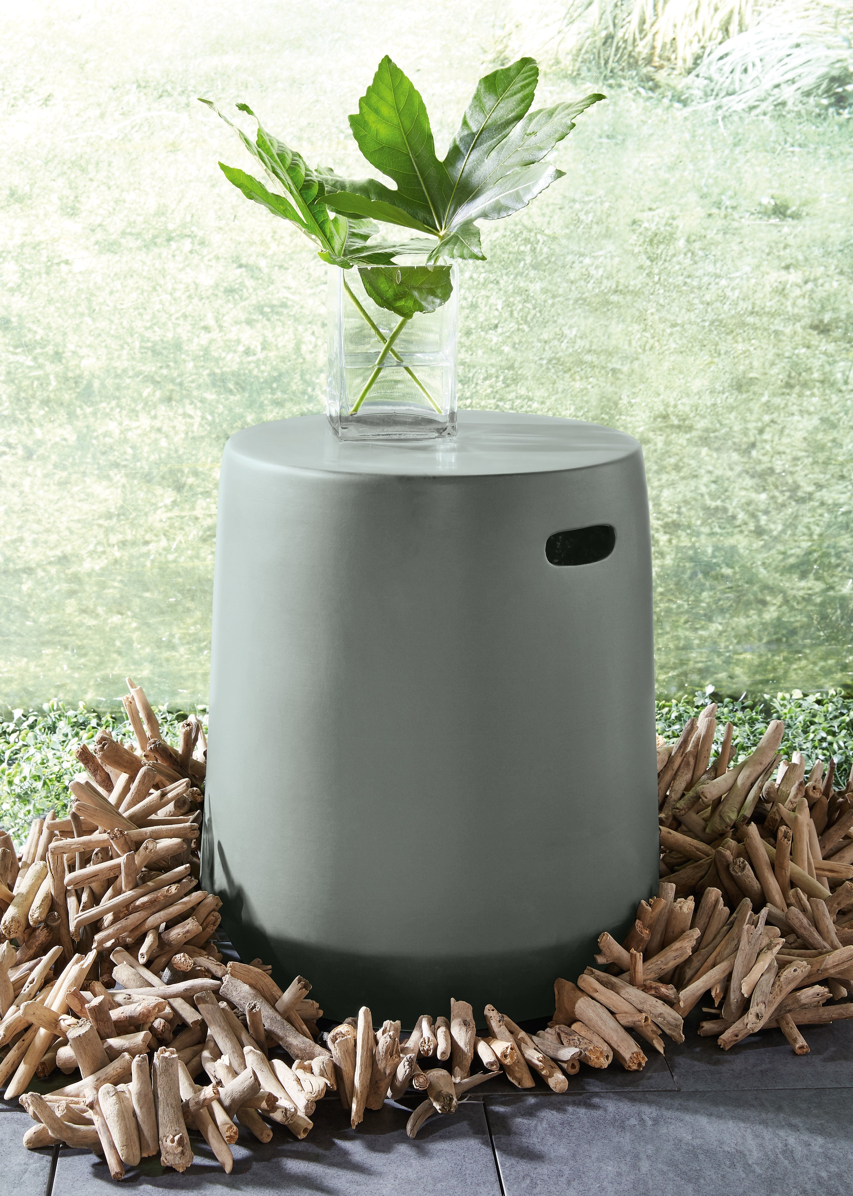 Best Furniture Outlet - Ashley Furniture - Kalmunds Stool - Stool / Gray - A3000634