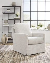 Best Furniture Outlet - Ashley Furniture - Nenana Next-Gen Nuvella Swivel Glider Accent Chair - Swivel Glider Accent Chair / Stone - A3000644
