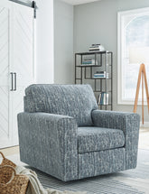 Best Furniture Outlet - Ashley Furniture - Aterburm Swivel Accent Chair - Swivel Accent Chair / Twilight - A3000649
