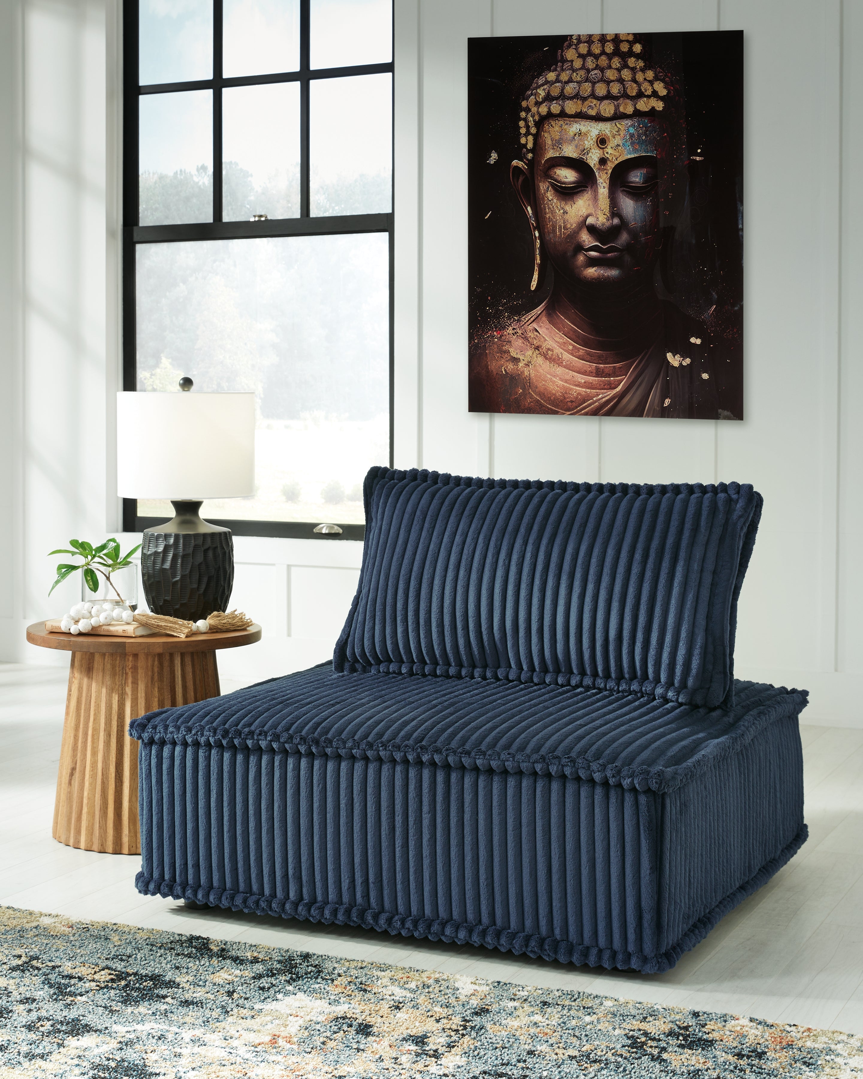 Best Furniture Outlet - Ashley Furniture - Bales Accent Chair - Accent Chair / Navy - A3000662