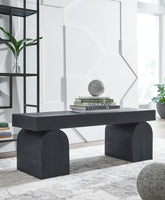 Best Furniture Outlet - Ashley Furniture - Holgrove Accent Bench - Accent Bench / Black / 50"W x 16"D x 18"H - A3000683