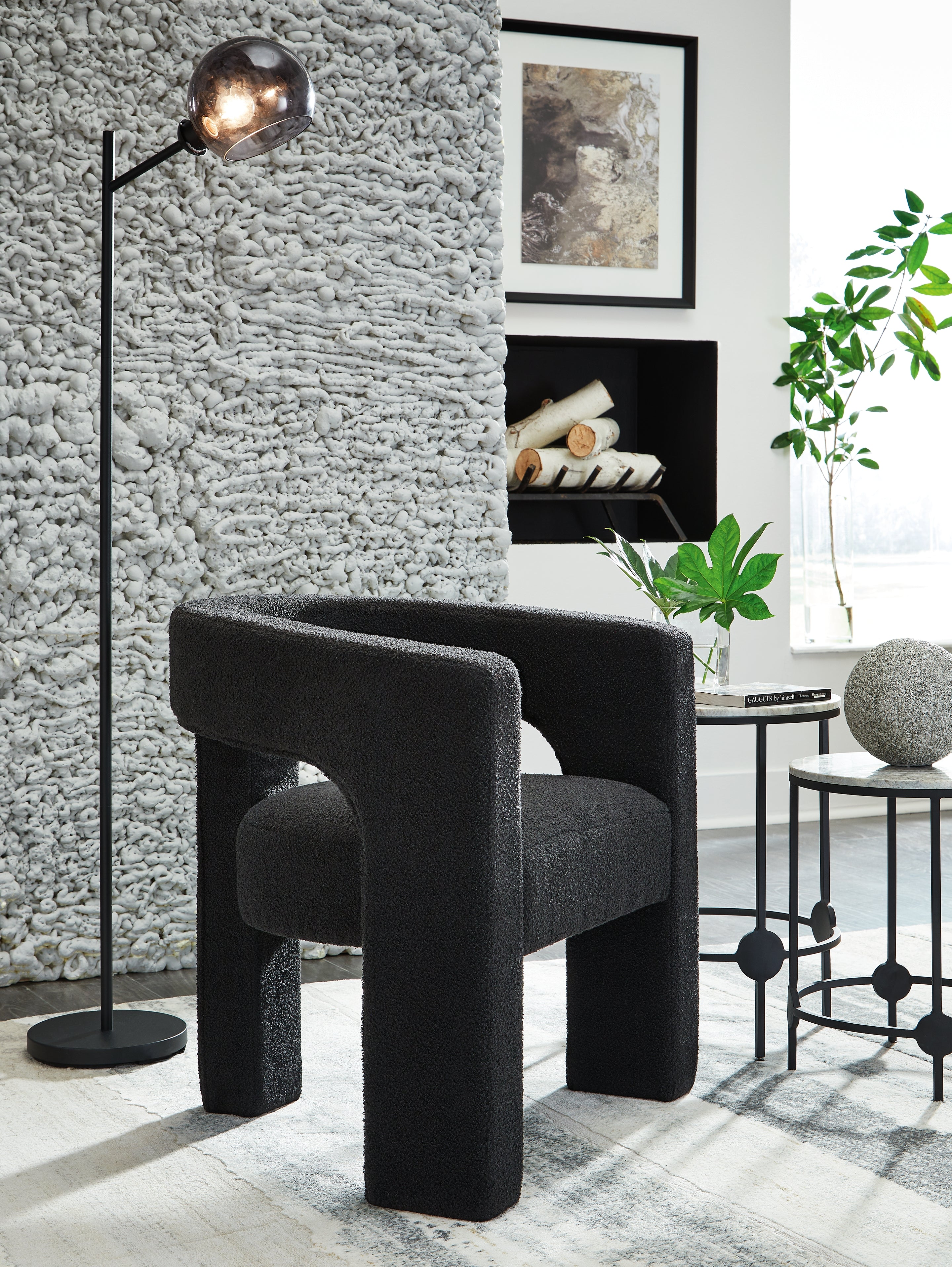Best Furniture Outlet - Ashley Furniture - Landick Accent Chair - Accent Chair / Ebony - A3000698
