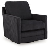 Best Furniture Outlet - Ashley Furniture - Icaman Swivel Accent Chair - Swivel Accent Chair / Onyx - A3000726