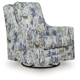 Best Furniture Outlet - Ashley Furniture - Dustinford Swivel Glider Accent Chair - Swivel Glider Accent Chair / Multi - A3000732