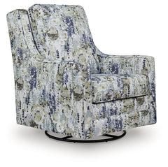 Best Furniture Outlet - Ashley Furniture - Dustinford Swivel Glider Accent Chair - Swivel Glider Accent Chair / Multi - A3000732