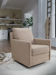 Best Furniture Outlet - Ashley Furniture - Freybourne Next-Gen Nuvella Swivel Accent Chair - Swivel Accent Chair / Twill - A3000736
