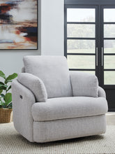 Best Furniture Outlet - Ashley Furniture - Alainmont Next-Gen Nuvella Swivel Power Recliner - Swivel Power Recliner / Stone - A3000739